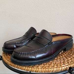 Bass Weejuns Peggy Mule Penny Loafers